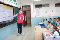 空港新城開展“‘校園一堂課’人口普查進校園”宣傳活動